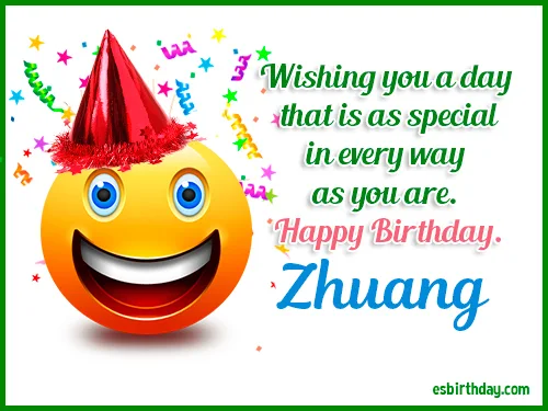 Zhuang Happy Birthday