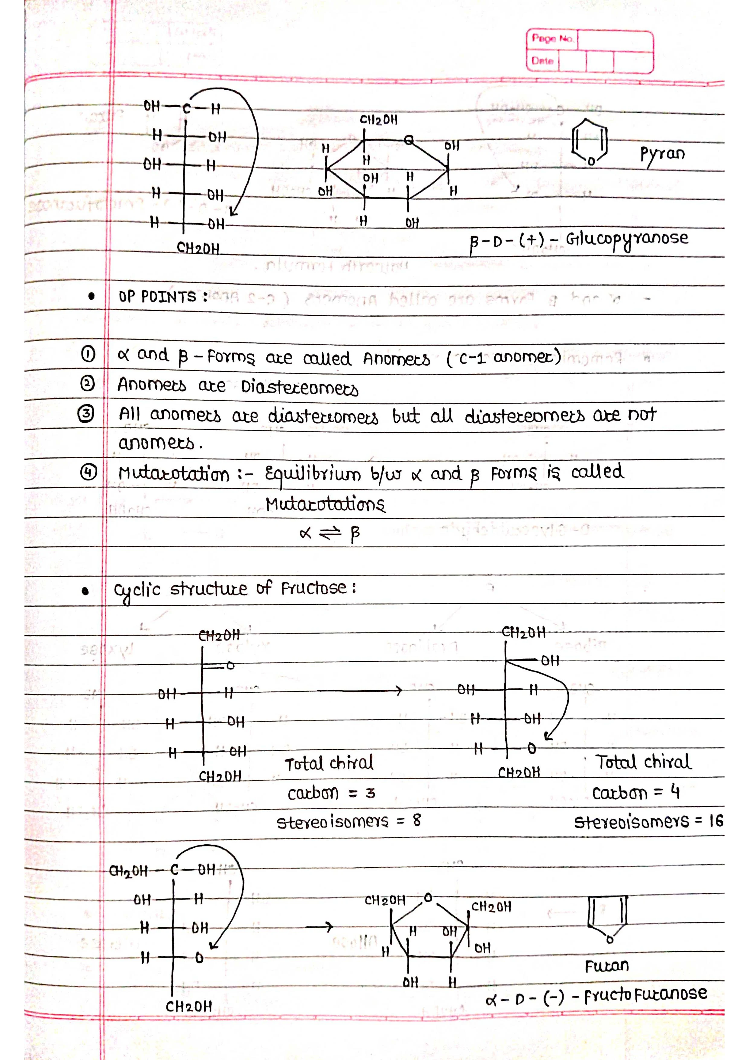 Handwritten Biomolecule - Short Notes 📚