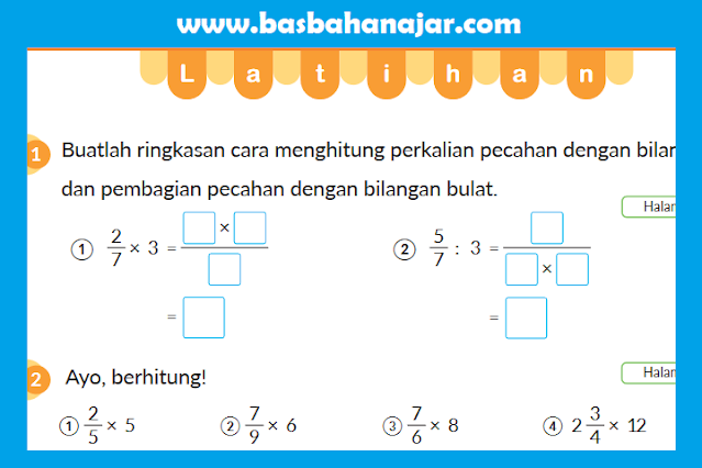 Kunci Jawaban MTK Kelas 5 Halaman 21 Latihan Bab 9 Vol 2