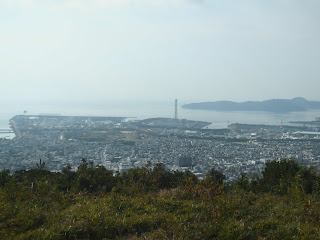 赤穂市にある雄鷹台山山頂からの絶景