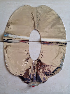 Balon Foil Angka 0 Warna Silver