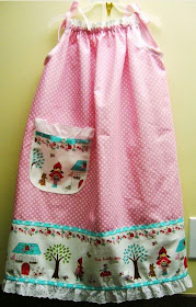 Pillow case style dress in celebration of Dress A Girl Around the World's fifth birthday.