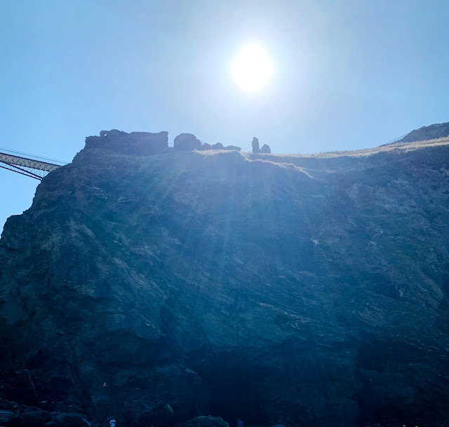 Tintagel castle and bridge