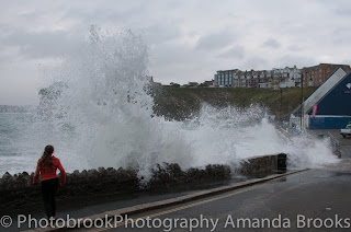 Storm waves in Newquay