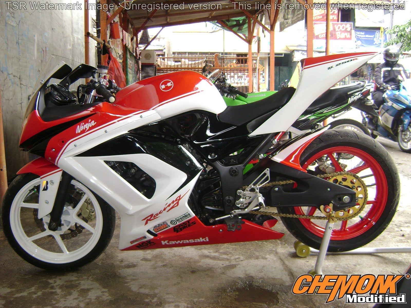 Gambar Modifikasi Motor Ninja Rr Hitam Terbaru Dan Terkeren Earth