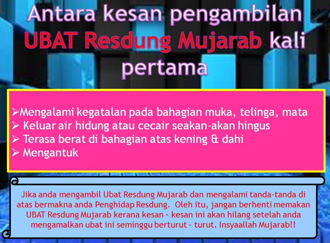 Ubatpenawar2u: PENAWAR RESDONG MUJARAB