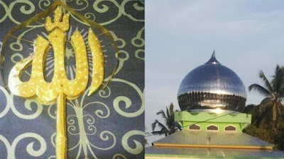 Kepala Kubah Emas Murni Milik Masjid Al-Huda di Kabupaten Buru Hilang Dicuri