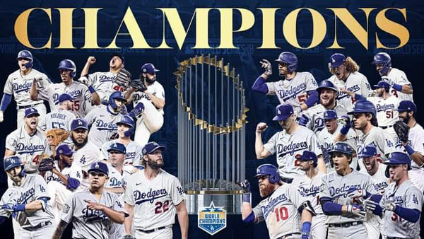 The Los Angeles Dodgers are World Series champions for the first time since 1988.