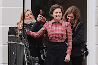 Hayley Atwell At Shooting Set On TV Mini Series Howards Way