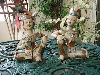 Balinese Wedding Couple ceramic