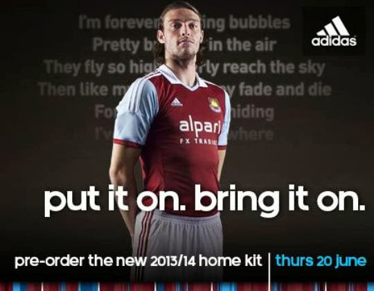 Jersey Grade Ori West Ham United Home Official 2013/2014