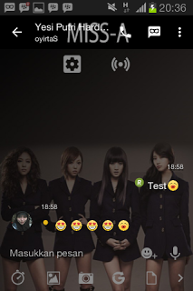 BBM MOD Tema Miss-A v3.0.0.18 Apk Terbaru 2016 Gratis