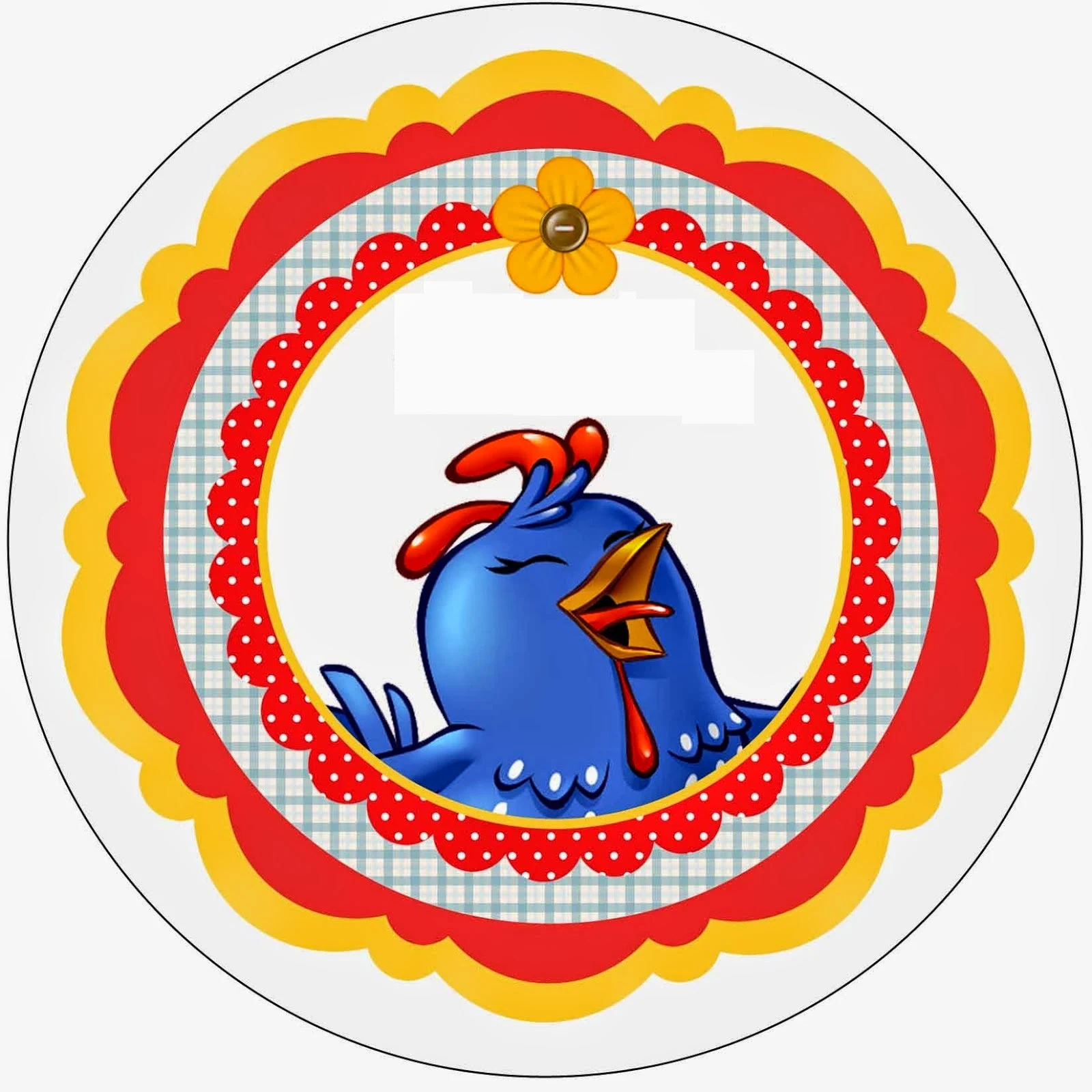 Lottie Dottie Chicken: Free Party Printables.