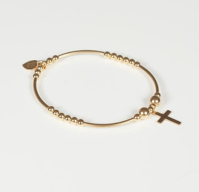 Bella Jane Jewellery Gold Cross Bracelet