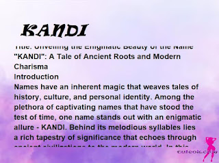 meaning of the name "KANDI"