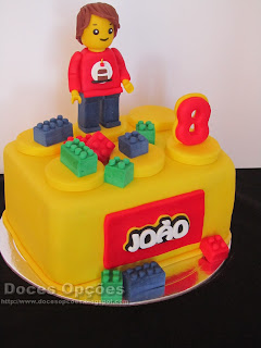 Bolo de aniversário Lego