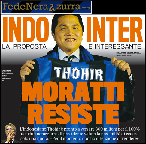Siapa ERICK THOHIR ,penawar klub sepak bola Italia ( Inter 