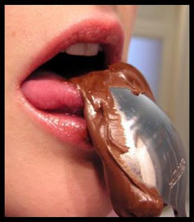 Women eating chocolate