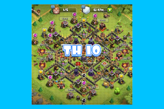 Gambar Akun COC gratis TH 10