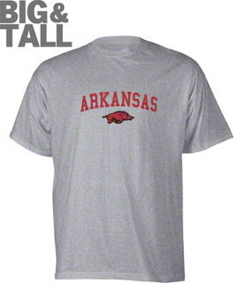 Big and tall Arkansas Razorbacks T-Shirt