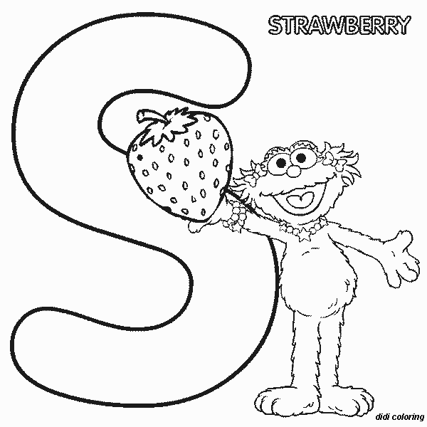 Letter S Coloring Pages Preschool