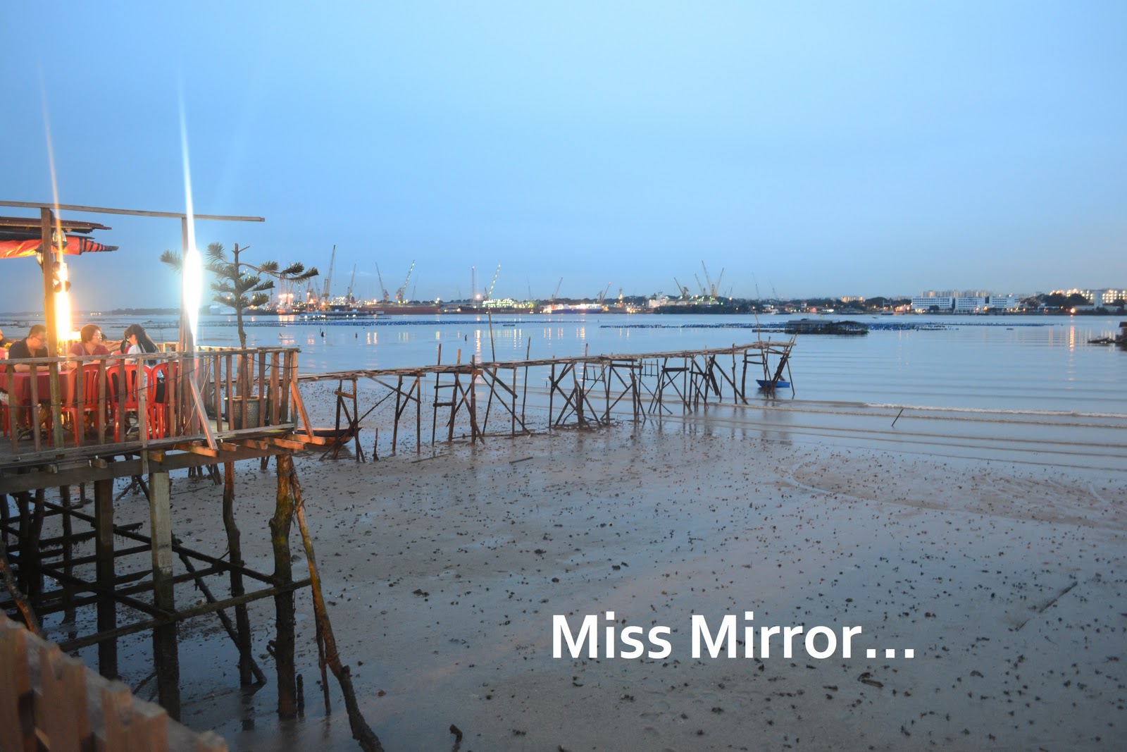 Terkesima di dada pantai Senibong  MISS MIRROR