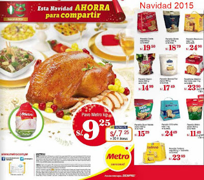 Metro cenas de navidad y abarrotes 2015