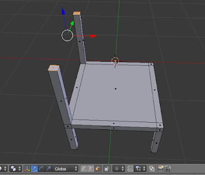 Cara Membuat Objek Kursi 3D pada Software Blender untuk Pemula