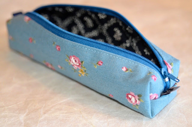 Federmäppchen Stiftetui Izumo aus japanischen Stoffen von Noriko handmade, Japan, Design, Einzelstück, japanisch, Unikat, handgemacht, handgefertigt, Etui, Mäppchen, pencil case, japanese fabric