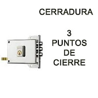 cerradura 3 puntos de cierre