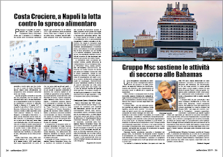 SETTEMBRE 2019 PAG. 34 - Costa Crociere, a Napoli la lotta contro lo spreco alimentare