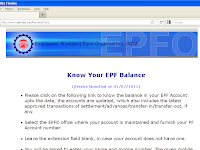Check  your PF Balance Online