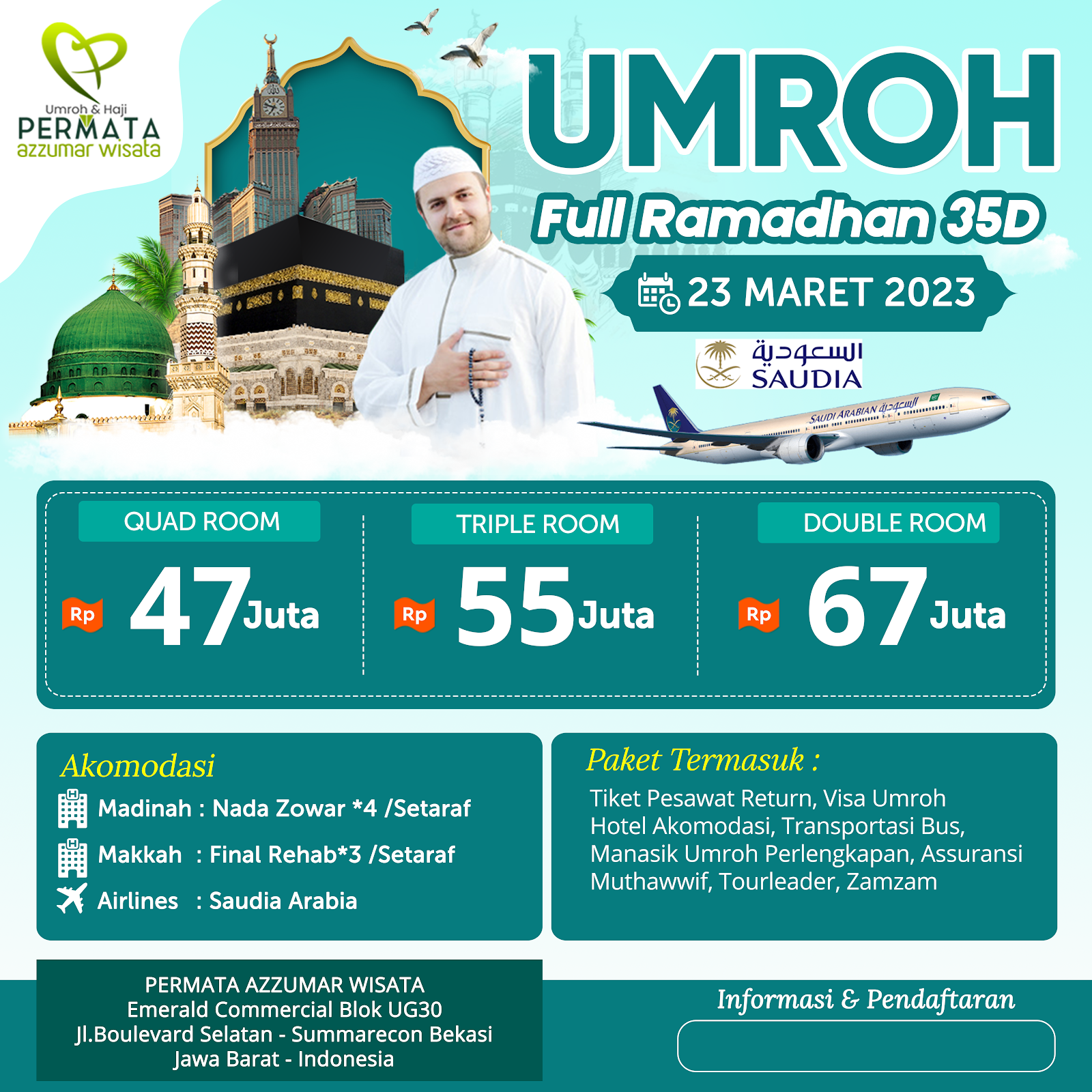 brosur Full Ramadhan tahun 2023 program 35 hari