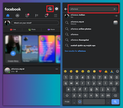 Pencarian-Facebook