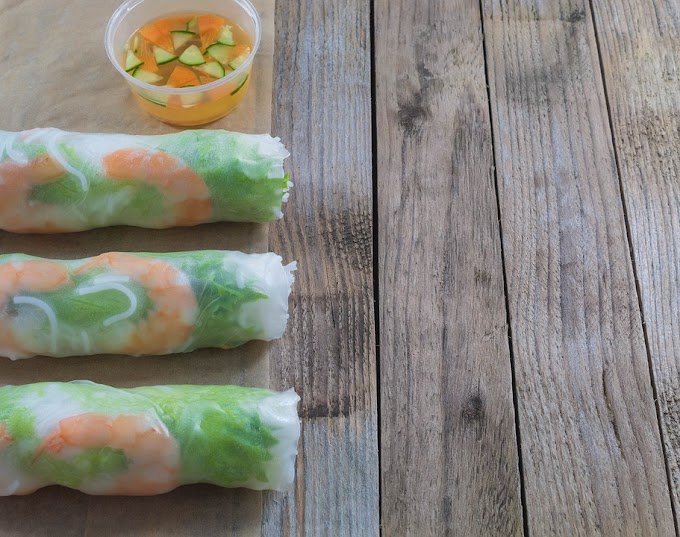 Rollitos de primavera versión Keto proteica y con menos grasa