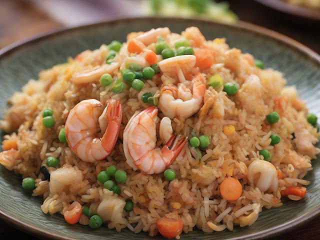 Resep Masakan Rumahan - Nasi goreng Seafood ala Resto atau cafe - Menu Buka Puasa dan Sahur Ramadhan 2024