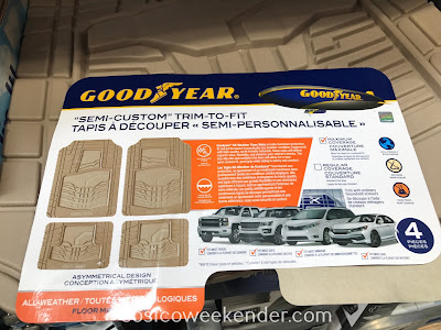 Costco 1127449 - Goodyear All-weather Floor Mats: effective, practical, and easy to clean