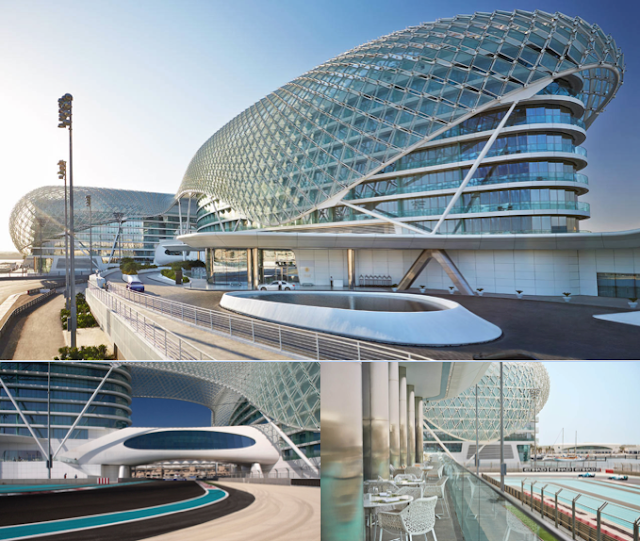 بالصور.. تصاميم معمارية «فريدة» - فندق ياس بالإمارات العربية المتحدة -crowne plaza abu dhabi - yas island