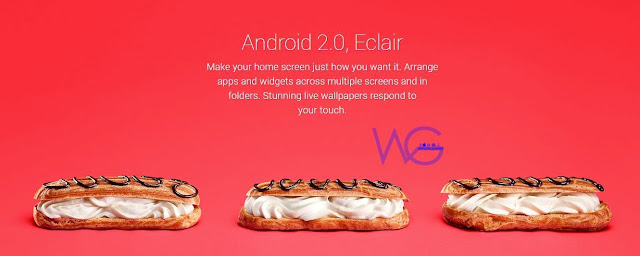 Android eclairs 2.0