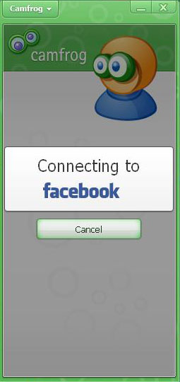 Camfrog 6.4 Connecting Facebook