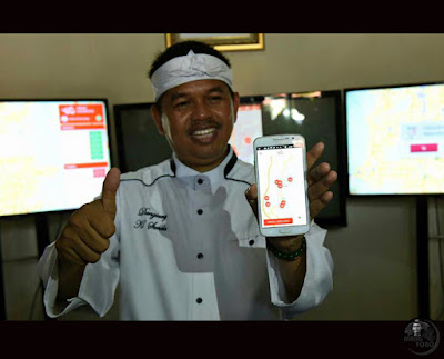 Dedi Mulyadi Bupati Purwakarta launching SEMAR Aplikasi Ambulance Online 