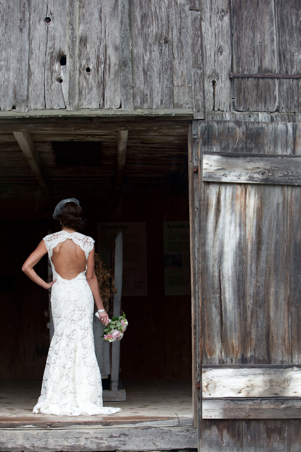 Just love the open back Did you or will you wear wellies on your wedding 