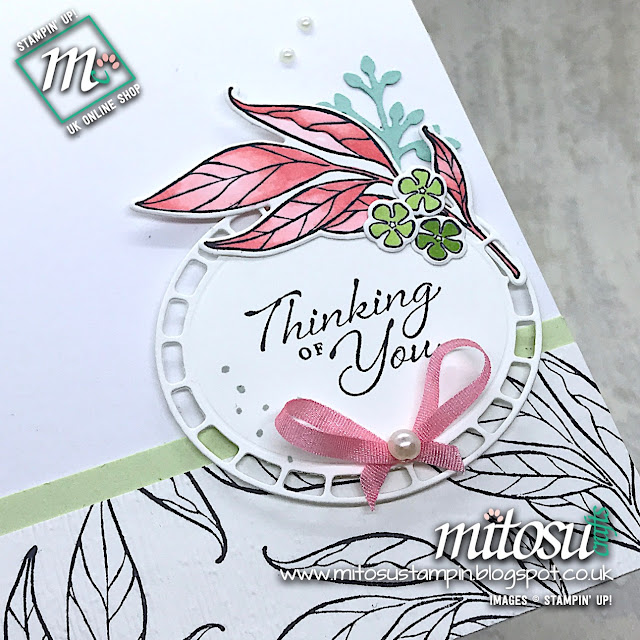 Wonderful Romance Floral Bundle Stampin' Up! Card Idea. Order papercraft products from Mitosu Crafts UK Online Shop