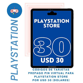 Img_Pin Virtual Tarjeta PLAYSTATION STORE US$30