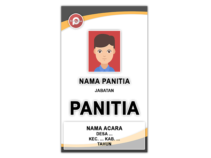 Download Template ID Card Panitia File PSD