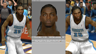 NBA 2K13 Kenneth Faried Cyber Face Mods