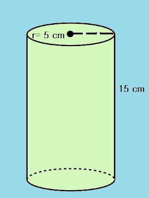 Area formula of cylinder