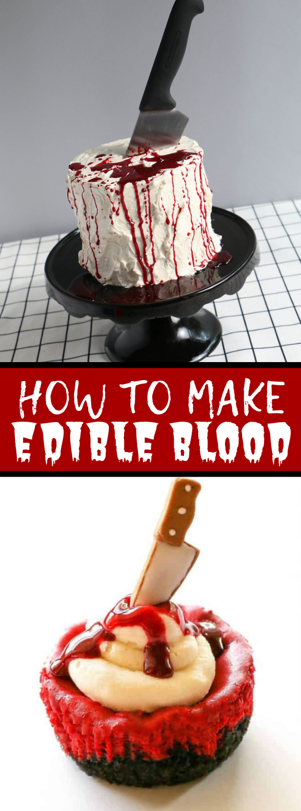 HOW TO MAKE EDIBLE FAKE BLOOD #halloween #desserts