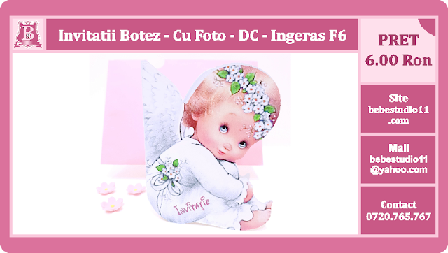 invitatii botez ingeras