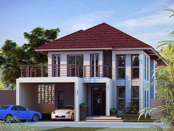 NEW DESAIN  RUMAH  JEPANG TAMPAK  DEPAN 